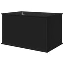 vidaXL Macska Ház Fekete 85 x 55 x 50 cm Faanyag