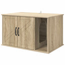vidaXL Macska Ház Sonoma 85 x 55 x 50 cm Faanyag