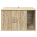 vidaXL Macska Ház Sonoma 85 x 55 x 50 cm Faanyag
