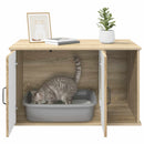 vidaXL Macska Ház Sonoma 85 x 55 x 50 cm Faanyag