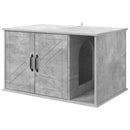 vidaXL Macska Ház Beton 85 x 55 x 50 cm Faanyag