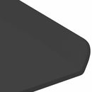 vidaXL Lebegő polc 3 db Fekete 40 x 9 x 2,5 cm Acél