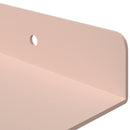 vidaXL Lebegő polc 3 pcs Rózsaszín 40 x 9 x 2,5 cm Acél