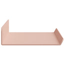 vidaXL Lebegő polc 3 pcs Rózsaszín 40 x 9 x 2,5 cm Acél