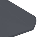 vidaXL Lebegő polc 3 pcs Antracit 40 x 9 x 2,5 cm Acél