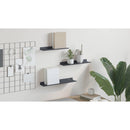 vidaXL Lebegő polc 3 pcs Antracit 40 x 9 x 2,5 cm Acél