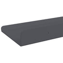 vidaXL Lebegő polc 3 pcs Antracit 40 x 9 x 2,5 cm Acél