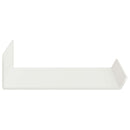 vidaXL Lebegő polc Falra szerelhető 3 pcs Fehér 40 x 9 x 2,5 cm Acél