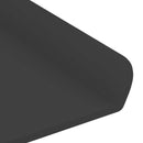 vidaXL Lebegő polc 4 db Fekete 30 x 9 x 2,5 cm Acél