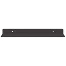 vidaXL Lebegő polc 4 db Fekete 30 x 9 x 2,5 cm Acél