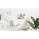 vidaXL Lebegő polc 2 pcs Rózsaszín 30 x 9 x 2,5 cm Acél