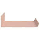 vidaXL Lebegő polc 4 pcs Rózsaszín 30 x 9 x 2,5 cm Acél