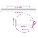 vidaXL Lebegő polc 4 pcs Rózsaszín 30 x 9 x 2,5 cm Acél