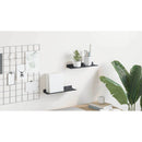 vidaXL Lebegő polc 2 pcs Antracit 30 x 9 x 2,5 cm Acél