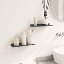 vidaXL Lebegő polc 2 pcs Antracit 30 x 9 x 2,5 cm Acél