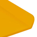 vidaXL Lebegő polc 4 pcs Mustár sárga 30 x 9 x 2,5 cm Acél