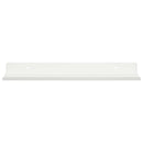 vidaXL Lebegő polc Falra szerelhető 2 pcs Fehér 30 x 9 x 2,5 cm Acél