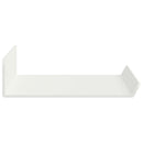vidaXL Lebegő polc Falra szerelhető 2 pcs Fehér 30 x 9 x 2,5 cm Acél