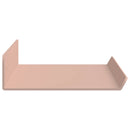 vidaXL Lebegő polc 4 pcs Rózsaszín 40 x 8,5 x 2,5 cm Acél