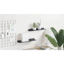 vidaXL Lebegő polc 2 pcs Antracit 40 x 8,5 x 2,5 cm Acél