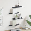 vidaXL Lebegő polc 4 pcs Antracit 40 x 8,5 x 2,5 cm Acél