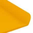 vidaXL Lebegő polc 2 pcs Mustár sárga 40 x 8,5 x 2,5 cm Acél