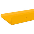 vidaXL Lebegő polc 2 pcs Mustár sárga 40 x 8,5 x 2,5 cm Acél