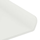vidaXL Lebegő polc Falra szerelhető 2 pcs Fehér 40 x 8,5 x 2,5 cm Acél