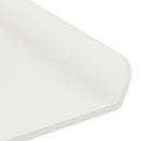 vidaXL Lebegő polc Falra szerelhető 4 pcs Fehér 40 x 8,5 x 2,5 cm Acél