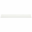 vidaXL Lebegő polc Falra szerelhető 4 pcs Fehér 40 x 8,5 x 2,5 cm Acél