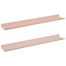 vidaXL Lebegő polc 2 pcs Rózsaszín 60 x 8,5 x 2,5 cm Acél