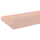 vidaXL Lebegő polc 2 pcs Rózsaszín 60 x 8,5 x 2,5 cm Acél