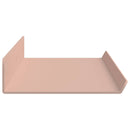 vidaXL Lebegő polc 4 pcs Rózsaszín 60 x 8,5 x 2,5 cm Acél