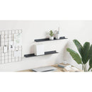 vidaXL Lebegő polc 2 pcs Antracit 60 x 8,5 x 2,5 cm Acél