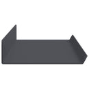 vidaXL Lebegő polc 2 pcs Antracit 60 x 8,5 x 2,5 cm Acél