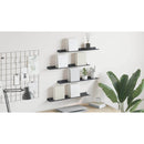 vidaXL Lebegő polc 4 pcs Antracit 60 x 8,5 x 2,5 cm Acél