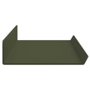 vidaXL Lebegő polc 2 pcs Olajzöld 60 x 8,5 x 2,5 cm Acél