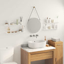 vidaXL Lebegő polc Falra szerelhető 4 pcs Fehér 60 x 8,5 x 2,5 cm Acél