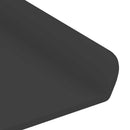 vidaXL Lebegő polc Falra szerelhető 2 pcs Fekete 80 x 9 x 2,5 cm Acél