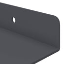 vidaXL Lebegő polc 2 pcs Antracit 80 x 9 x 2,5 cm Acél