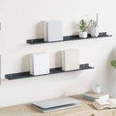 vidaXL Lebegő polc 2 pcs Antracit 80 x 9 x 2,5 cm Acél