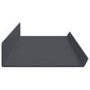 vidaXL Lebegő polc 2 pcs Antracit 80 x 9 x 2,5 cm Acél