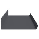vidaXL Lebegő polc 4 pcs Antracit 80 x 9 x 2,5 cm Acél