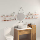vidaXL Lebegő polc 4 pcs Rózsaszín 100 x 9 x 2,5 cm Acél