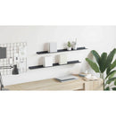 vidaXL Lebegő polc 2 pcs Antracit 100 x 9 x 2,5 cm Acél