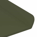 vidaXL Lebegő polc 4 pcs Olajzöld 100 x 9 x 2,5 cm Acél
