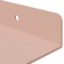 vidaXL Lebegő polc 2 pcs Rózsaszín 30 x 18 x 2,5 cm Acél
