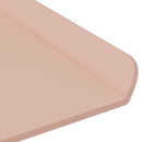 vidaXL Lebegő polc 2 pcs Rózsaszín 30 x 18 x 2,5 cm Acél