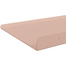 vidaXL Lebegő polc 2 pcs Rózsaszín 30 x 18 x 2,5 cm Acél