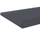 vidaXL Lebegő polc 2 pcs Antracit 30 x 18 x 2,5 cm Acél
